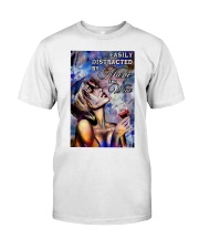 Easily Distracted By Music And Wine Classic T-Shirt tile