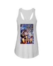 Easily Distracted By Music And Wine Ladies Flowy Tank tile