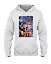 Easily Distracted By Music And Wine Hooded Sweatshirt tile