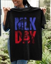 MLK Martin Luther King Peace Equality Work Resist Change Classic T-Shirt apparel-classic-tshirt-lifestyle-front-130