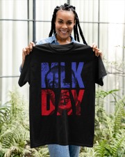 MLK Martin Luther King Peace Equality Work Resist Change Classic T-Shirt apparel-classic-tshirt-lifestyle-front-131