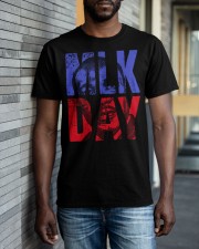 MLK Martin Luther King Peace Equality Work Resist Change Classic T-Shirt apparel-classic-tshirt-lifestyle-front-40