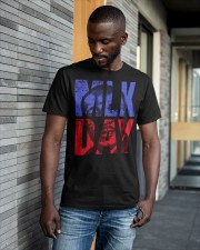 MLK Martin Luther King Peace Equality Work Resist Change Classic T-Shirt apparel-classic-tshirt-lifestyle-front-41-b