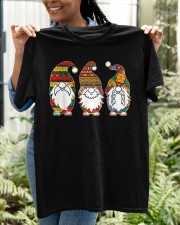 Cute Three African Gnomes Proud Melanin Black History Month Classic T-Shirt apparel-classic-tshirt-lifestyle-front-130