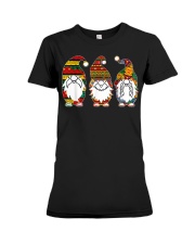 Cute Three African Gnomes Proud Melanin Black History Month Premium Fit Ladies Tee tile