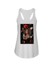 Black Queen Ladies Flowy Tank tile