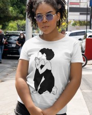 Black Mother And Daughter Bless Ladies T-Shirt Classic T-Shirt apparel-classic-tshirt-lifestyle-front-236