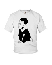 Black Mother And Daughter Bless Ladies T-Shirt Youth T-Shirt tile