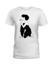 Black Mother And Daughter Bless Ladies T-Shirt Ladies T-Shirt tile