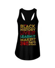 Black History Tshirt Ladies Flowy Tank tile