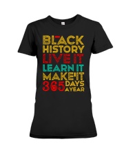 Black History Tshirt Premium Fit Ladies Tee tile
