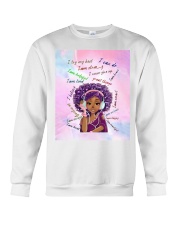 Black Girl Crewneck Sweatshirt tile