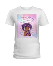 Black Girl Ladies T-Shirt tile