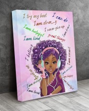 Black Girl 16x20 Gallery Wrapped Canvas Prints aos-canvas-pgw-16x20-lifestyle-front-08