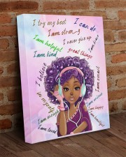 Black Girl 16x20 Gallery Wrapped Canvas Prints aos-canvas-pgw-16x20-lifestyle-front-09
