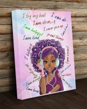 Black Girl 16x20 Gallery Wrapped Canvas Prints aos-canvas-pgw-16x20-lifestyle-front-19