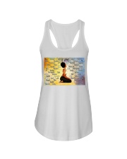 Black Girl With Yoga JUJ Version 3 Ladies Flowy Tank tile