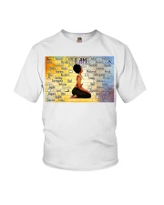 Black Girl With Yoga JUJ Version 3 Youth T-Shirt tile