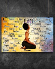 Black Girl With Yoga JUJ Version 3 24x16 Poster aos-poster-landscape-24x16-lifestyle-13