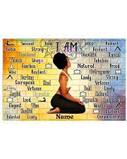 Black Girl With Yoga JUJ Version 3 24x16 Poster front