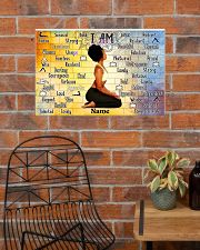 Black Girl With Yoga JUJ Version 3 24x16 Poster poster-landscape-24x16-lifestyle-24