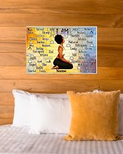 Black Girl With Yoga JUJ Version 3 24x16 Poster poster-landscape-24x16-lifestyle-27