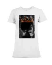 Black Girl With Crown Premium Fit Ladies Tee tile