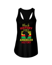Black History is American History Black History month Ladies Flowy Tank tile