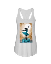 African American Woman Dancer Ladies Flowy Tank tile