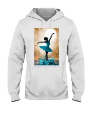 African American Woman Dancer Hooded Sweatshirt tile