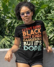 I Love Being Black Classic T-Shirt apparel-classic-tshirt-lifestyle-front-233