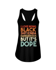 I Love Being Black Ladies Flowy Tank tile