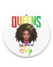 July Birthday African Circle Ornament (Porcelain) tile