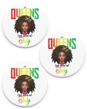 July Birthday African Circle ornament - 3 pieces (porcelain) front