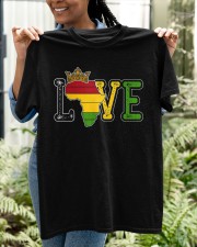 Love Beautiful Black. Black History Month Classic T-Shirt apparel-classic-tshirt-lifestyle-front-130