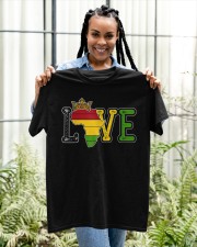 Love Beautiful Black. Black History Month Classic T-Shirt apparel-classic-tshirt-lifestyle-front-131