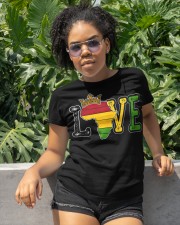 Love Beautiful Black. Black History Month Classic T-Shirt apparel-classic-tshirt-lifestyle-front-233