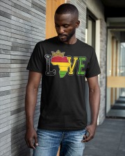 Love Beautiful Black. Black History Month Classic T-Shirt apparel-classic-tshirt-lifestyle-front-41-b