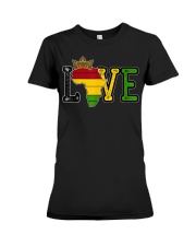 Love Beautiful Black. Black History Month Premium Fit Ladies Tee tile