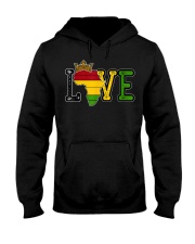 Love Beautiful Black. Black History Month Hooded Sweatshirt tile