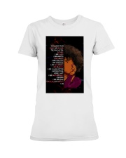 I Am Black Woman Premium Fit Ladies Tee tile