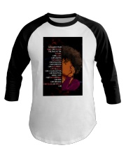 I Am Black Woman Baseball Tee tile