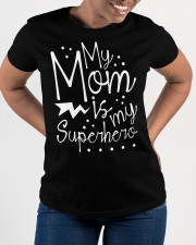 My Mom Is My Superhero Loving Mother Family Birthday Party T-Shirt 2 Ladies T-Shirt apparel-ladies-t-shirt-lifestyle-front-28