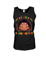 I Am Black History Month Kids Girls Queen African American Unisex Tank tile