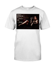 Easily Distracted by Music and Wine Premium Fit Mens Tee tile