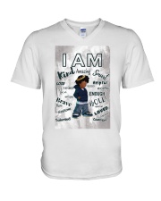 Gift For Son V-Neck T-Shirt tile