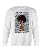 She Is Black Girl Crewneck Sweatshirt tile