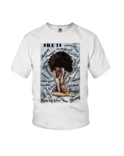 She Is Black Girl Youth T-Shirt tile