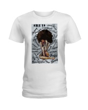 She Is Black Girl Ladies T-Shirt tile