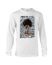 She Is Black Girl Long Sleeve Tee tile